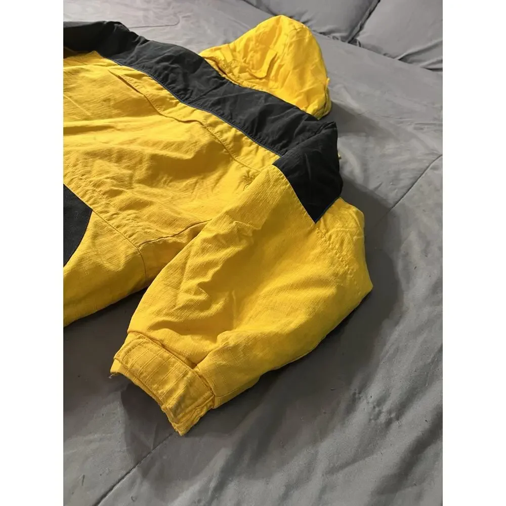Vintage Columbia Tectonite Ski Jacket Youth 14/16 Yellow Black Winter Coat